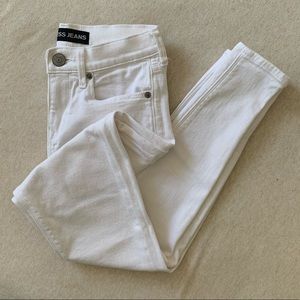 Express | Mid-rise White Jeans